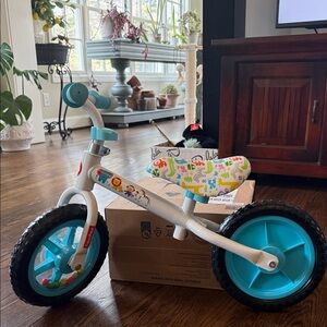 Fisher-Price Teal and White Toddler Balance Bike - New and never used Fast ship